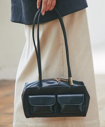 un dix cors | ​​​​​​​【cache cache】ダブルポケットロングハンドルボストン(バッグ)