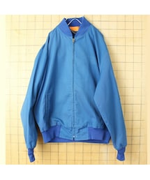 70s 80s USA製 CiNTAS ワークジャケット メンズL ブルー アメリカ古着