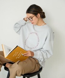 BAYFLOW（ベイフロー）の「≪予約≫ピグメントロゴスウェットプルオーバー（その他）」