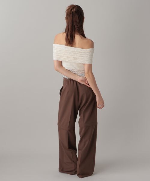FOREVER 21(フォーエバー トゥエンティーワン)の「2WAYルーズスラックスパンツ(フォーマルスーツ/小物・ブラック09/グレー10/ダークブラウン58・S/M)」の8枚目の写真