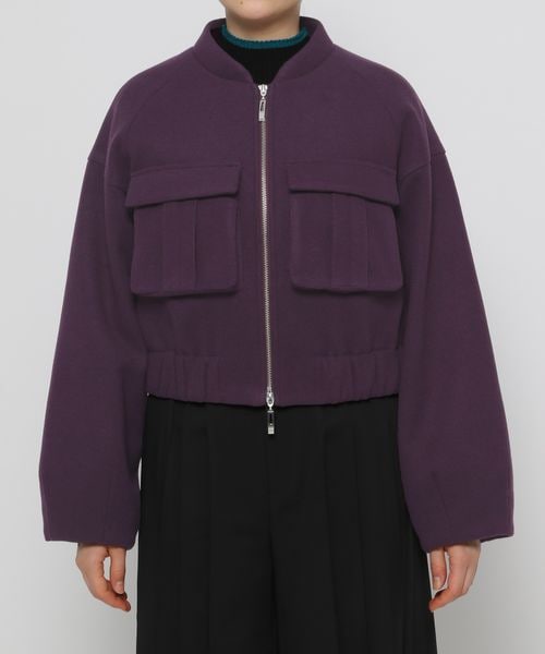 HARE（ハレ）の「ウーリーテックポケットショートブルゾン