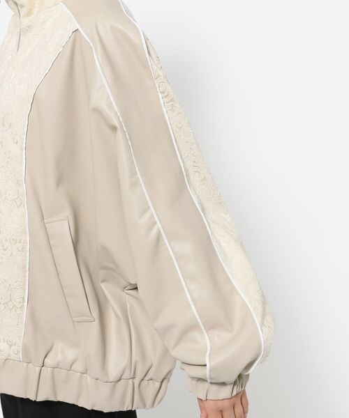 HARE フェイクレザーキリカエトラックジャケット HARE（ハレ）の「フェイクレザーキリカエトラックジャケット