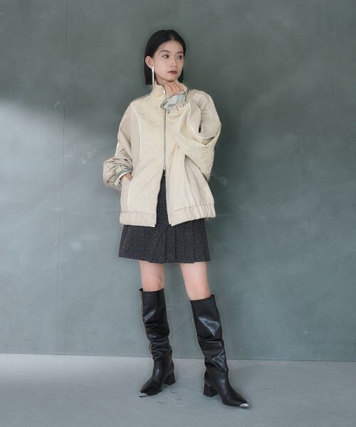 HARE フェイクレザーキリカエトラックジャケット HARE（ハレ）の「フェイクレザーキリカエトラックジャケット