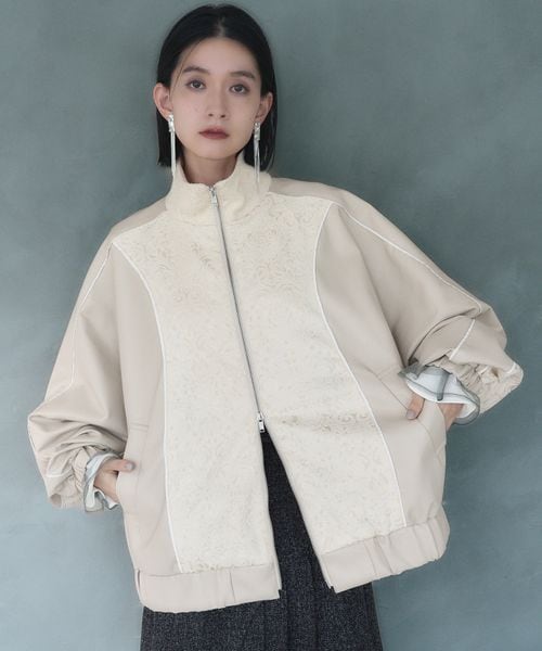 HARE フェイクレザーキリカエトラックジャケット HARE（ハレ）の「フェイクレザーキリカエトラックジャケット