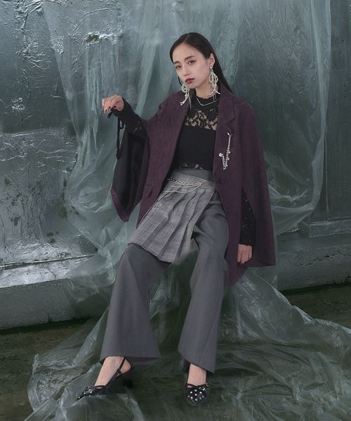 HARE（ハレ）の「プリーツスカートレイヤードパンツ（）」 - WEAR