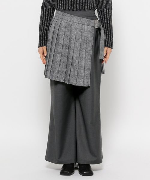 HARE（ハレ）の「プリーツスカートレイヤードパンツ（）」 - WEAR