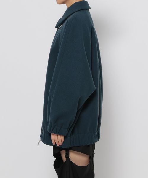 HARE（ハレ）の「ウーリーテックステンカラージップブルゾン（）」 - WEAR