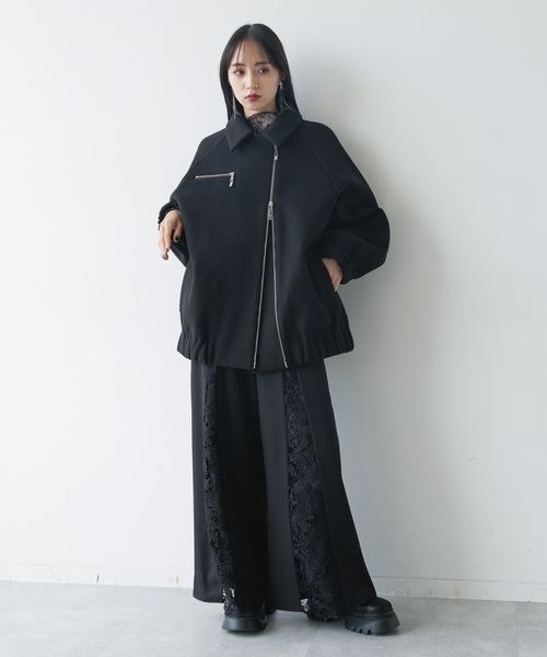 HARE（ハレ）の「ウーリーテックステンカラージップブルゾン（）」 - WEAR