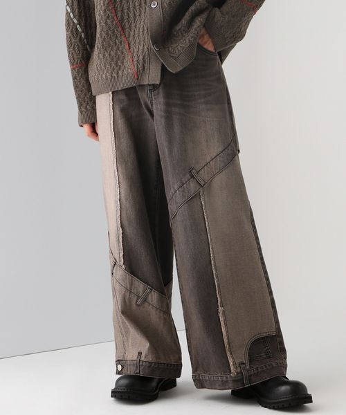 [即完品] HARE サイコウチクデニムパンツ サイコウチクワイドデニムパンツ(HARE)（デニムパンツ）｜HARE