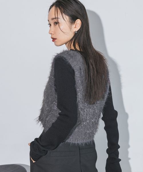 JEANASIS（ジーナシス）の「MIXヤーンニットビスチェ2P（）」 - WEAR