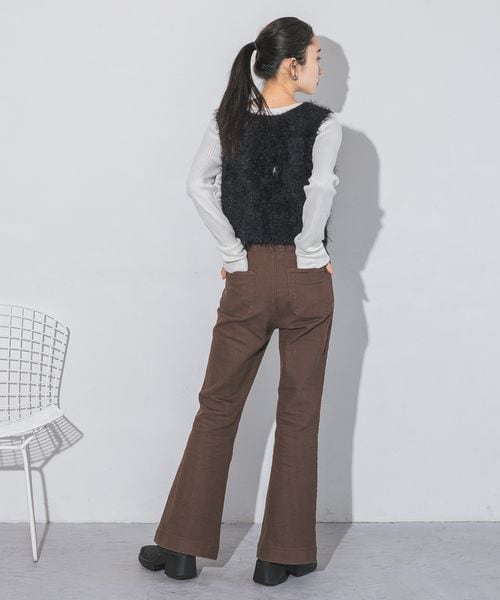 JEANASIS（ジーナシス）の「MIXヤーンニットビスチェ2P（）」 - WEAR