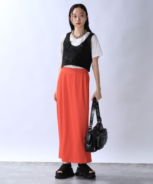 ジーナシス　グリッタービスチェ２Ｐ　Ｆ JEANASIS（ジーナシス）の「グリッタービスチェ2P SS（）」 - WEAR