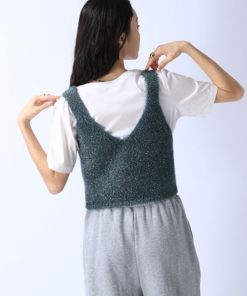 JEANASIS（ジーナシス）の「グリッタービスチェ2P SS（）」 - WEAR