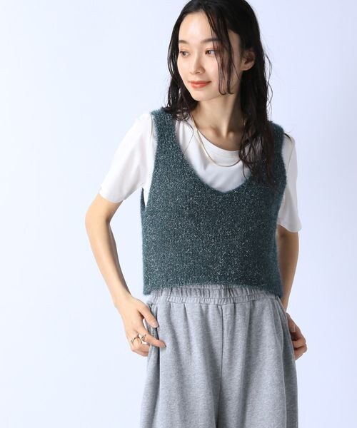 JEANASIS（ジーナシス）の「グリッタービスチェ2P SS（）」 - WEAR