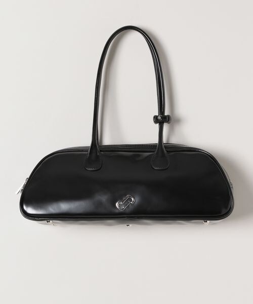 JEANASIS（ジーナシス）の「フェイクレザーボーリングBAG（バッグ・ブラック(09)/グレー(12)/ボルドー(35)・FREE）」の15枚目の写真