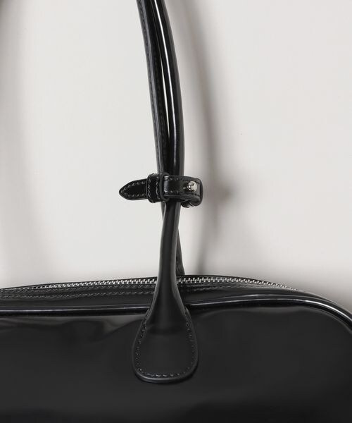 JEANASIS（ジーナシス）の「フェイクレザーボーリングBAG（バッグ・ブラック(09)/グレー(12)/ボルドー(35)・FREE）」の19枚目の写真