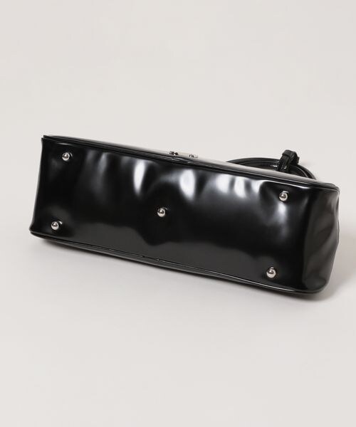 JEANASIS（ジーナシス）の「フェイクレザーボーリングBAG（バッグ・ブラック(09)/グレー(12)/ボルドー(35)・FREE）」の18枚目の写真