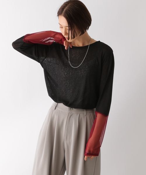 LEPSIM（レプシィム）の「袖切り替えプルオーバー（）」 - WEAR