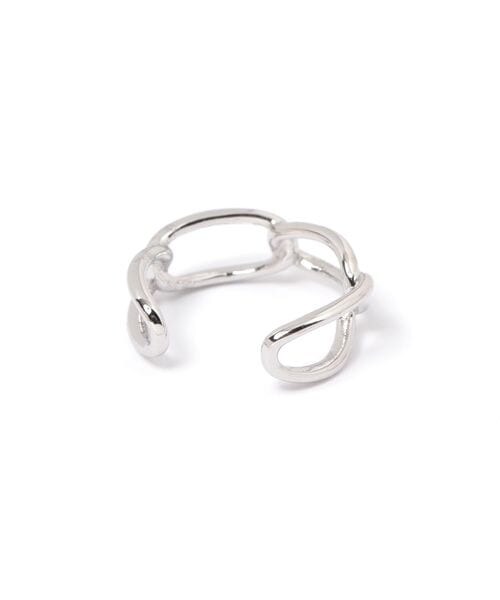 LAKOLE（ラコレ）の「[MENS]チェーンつなぎリング（アクセサリー・メンズ・シルバー(01)・F）」の2枚目の写真