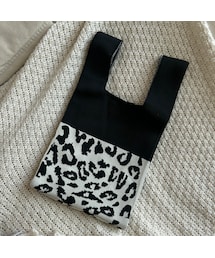 copine | レオパードミニバッグ(ブラック)(ハンドバッグ)