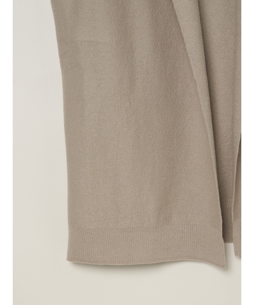 three dots（スリードッツ）の「フェルトセーター カーディガンコート