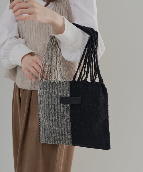 PUAL CE CIN(ピュアルセシン)の「手織りハンモックトートバッグ(バッグ・レディース・その他1/その他2・FREE)」の2枚目の写真