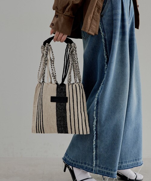 PUAL CE CIN(ピュアルセシン)の「手織りハンモックトートバッグ(バッグ・レディース・その他1/その他2・FREE)」の1枚目の写真