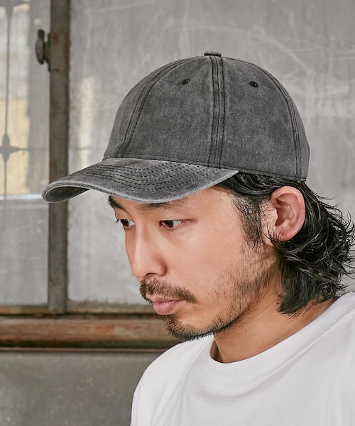 3coins（3coins）の「6パネルキャップ／MENS（キャップ・メンズ・ブラック/ブラウン/ネイビー/グレー/ブルー・FREE）」の2枚目の写真