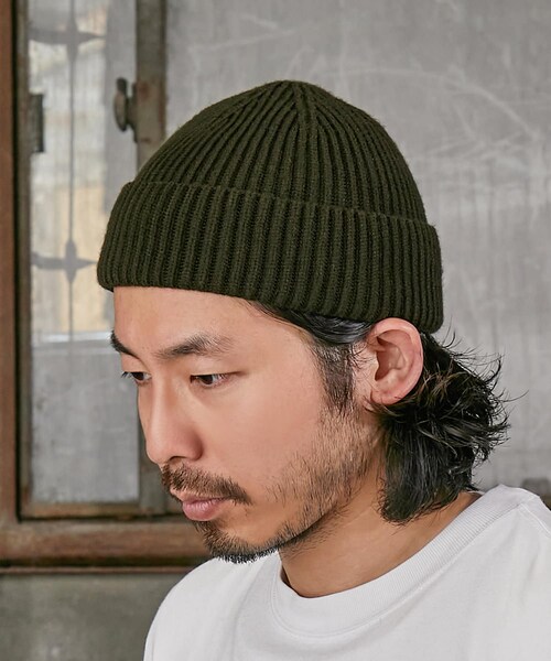 3coins(3coins)の「ニットワッチ/MENS(ニットキャップ/ビーニー・メンズ・ブラック/カーキ/グレー/イエロー/ホワイト・FREE)」の4枚目の写真