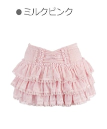 Bobon21 | ティアードレースベロアスカート-全３色-(スカート)