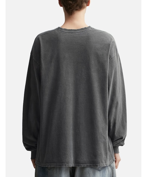 ANCELLM（アンセルム）の「Im Not There Dyed Long Sleeve T-shirt（その他・メンズ・Black）」の4枚目の写真