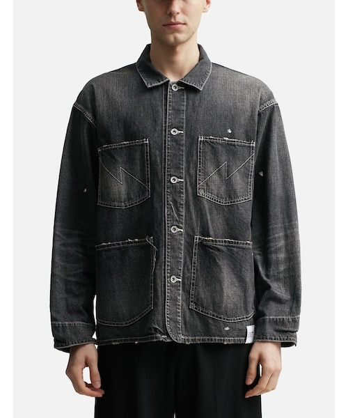 ジャケット・アウター NEIGHBORHOOD 24AW WASHED COVERALL JACKET NEIGHBORHOOD WASHED COVERALL