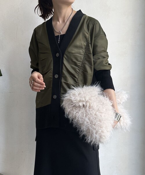 【WEB限定】ドッキングMA1カーディガン