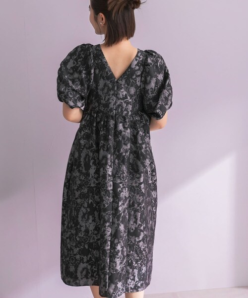 URBAN RESEARCH ROSSO（アーバンリサーチロッソ）の「ANDRESD　JACQUARD DRESS（ワンピース・レディース・L.GRAY/GRAY・M）」の7枚目の写真