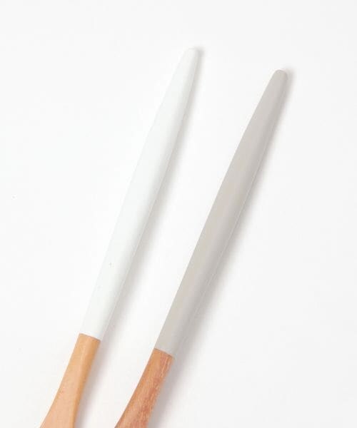 LAKOLE（ラコレ）の「ウッドカトラリーフォーク(S)（食器/キッチン・ホワイト10/グレー15/ブラック19・F）」の8枚目の写真