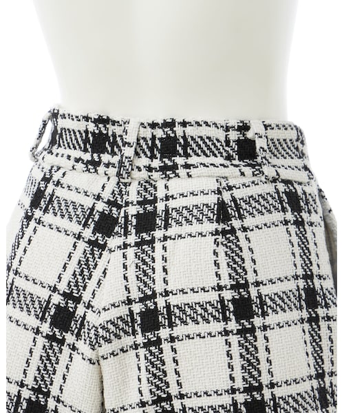 Y's モノトーンチェック柄 キュロットパンツ INGNI（イング）の「チェック柄キュロットパンツ（）」 - WEAR