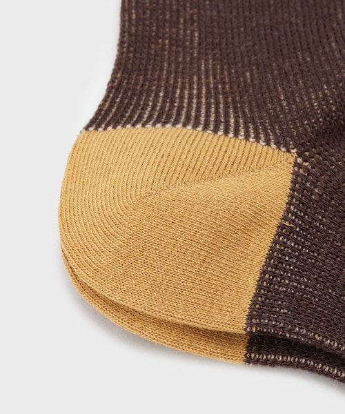 TAKEO KIKUCHI（タケオキクチ）の「アーガイルソックス（レッグウェア・メンズ・チャコールグレー(513)/ベージュ(552)/ネイビー(594)・00）」の7枚目の写真