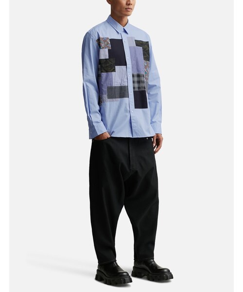 JUNYA WATANABE マルチカラーロングシャツ XS JUNYA WATANABE - JUNYA WATANABE ジュンヤワタナベ シャツ