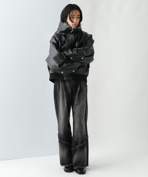 【HARE】ZIPファーフーディージャケット 楽天市場】ZIPファーフーディージャケット HARE ハレ ジャケット