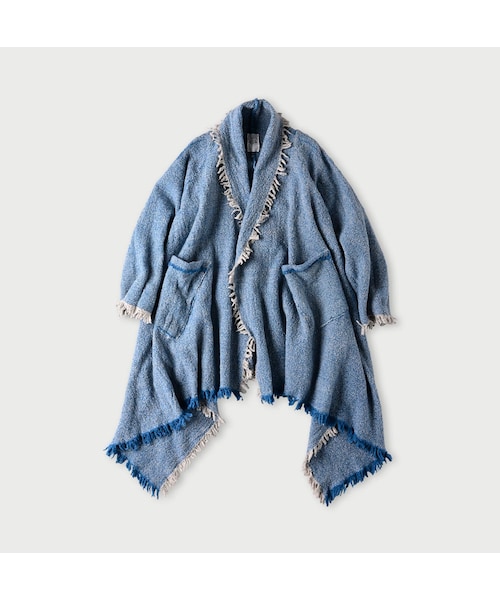 45R（フォーティファイブアール）の「インドメリノのポンチョロング