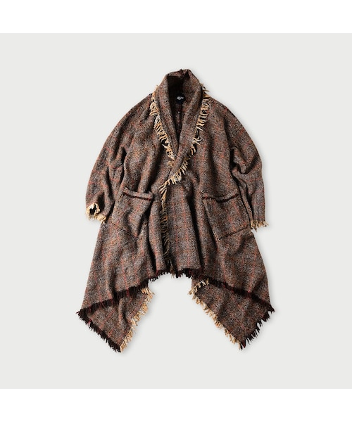 45R（フォーティファイブアール）の「インドメリノのポンチョロング