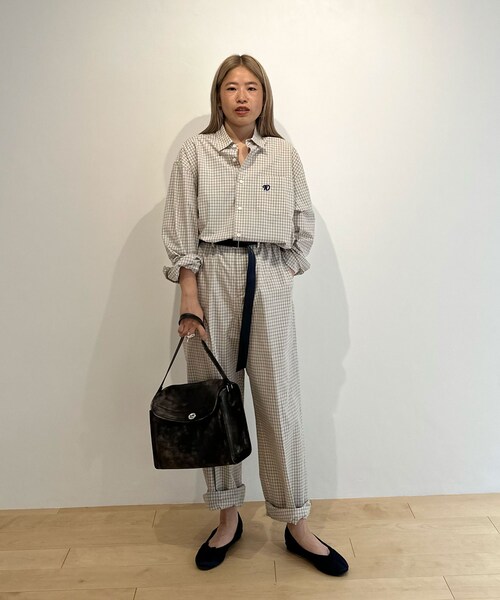 LEATHER FLAP BIG BAG レザーフラップビッグバッグ（ショルダー