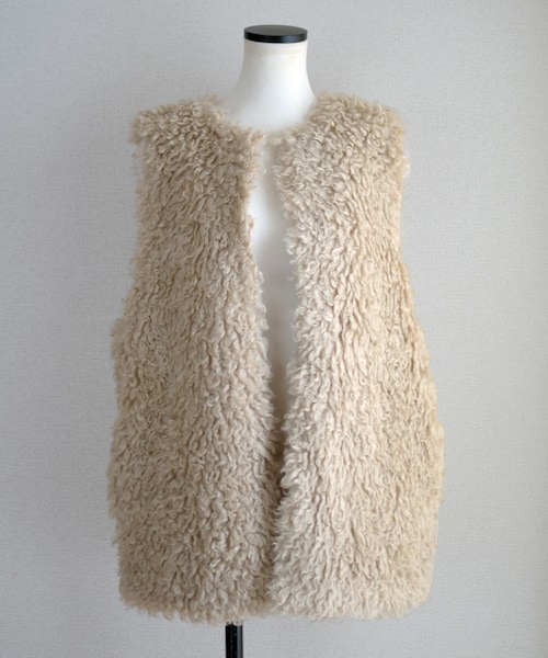 Marient（マリエント）の「プードルファージレ（ベスト・レディース・グレー/ベージュ/ブラック・FREE）」の3枚目の写真