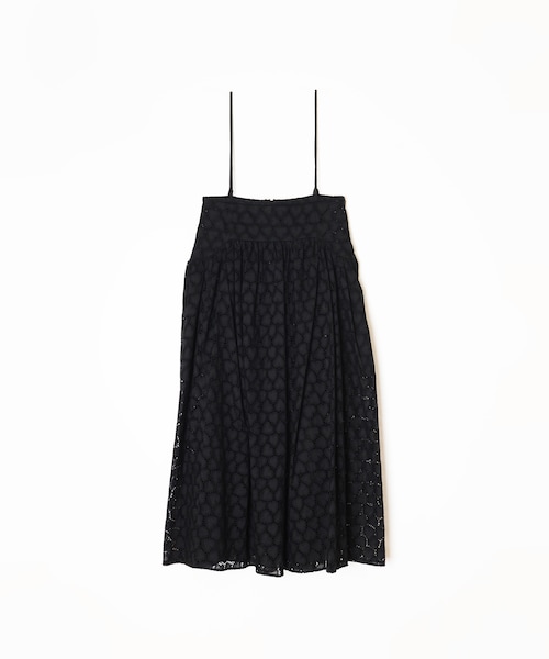 LIMITED LACE VOLUME STRAP DRESS