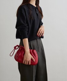 ラシットrussetインフルエンサー［chiさん企画4way巾着ショルダーバッグ russet（ラシット）の「［10/17 12:00予約スタート］【chi企画