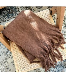 copine | フリンジ大判マフラー(マフラー)