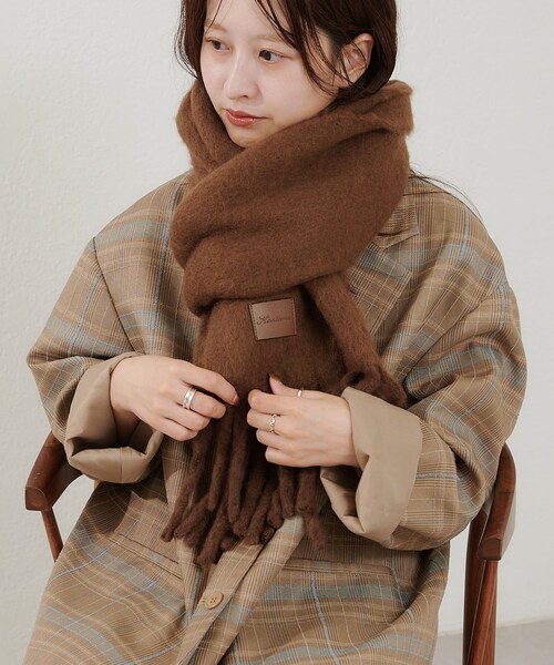 Kastane（カスタネ）の「【5色展開】フリンジマフラー（）」 - WEAR
