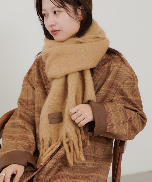 Kastane（カスタネ）の「【5色展開】フリンジマフラー（）」 - WEAR