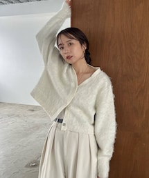 CAPRICIEUX LE'MAGE | 【shio企画】フラッフィーショートカーディガン(カーディガン/ボレロ)