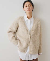 Whim Gazette（ウィムガゼット）の「ミックスヤーンニットカーディガン
